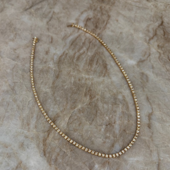 Jewelry - Natural Diamond Tennis Necklace